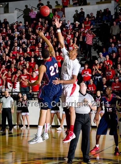 Thumbnail 2 in Findlay Prep vs. Flower Mound Marcus photogallery.