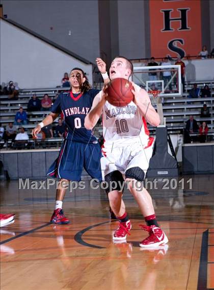 Thumbnail 3 in Findlay Prep vs. Flower Mound Marcus photogallery.