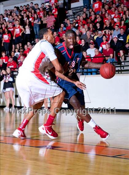 Thumbnail 3 in Findlay Prep vs. Flower Mound Marcus photogallery.