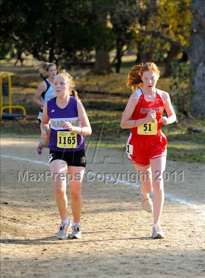 Thumbnail 2 in CIF State Cross Country Championships (Girls Division V) photogallery.