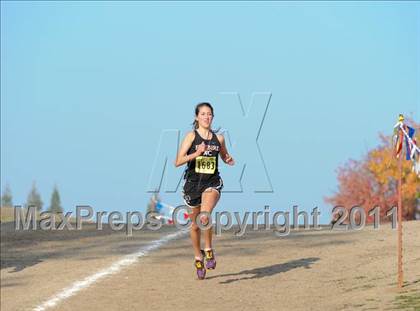 Thumbnail 1 in CIF State Cross Country Championships (Girls Division V) photogallery.