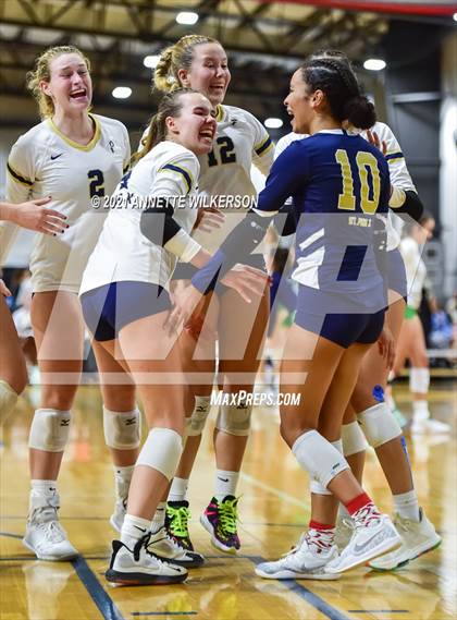 Thumbnail 1 in Riverdale vs. St. Pius X Catholic (Nike Tournament of Champions) photogallery.
