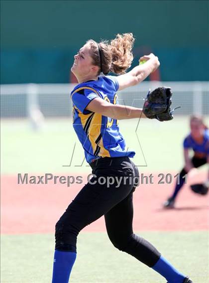 Thumbnail 2 in Mt. Shasta @ Anderson (CIF NS D4 Playoffs) photogallery.