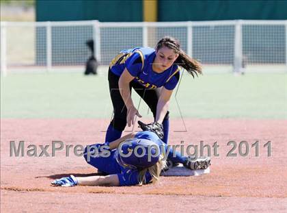 Thumbnail 3 in Mt. Shasta @ Anderson (CIF NS D4 Playoffs) photogallery.