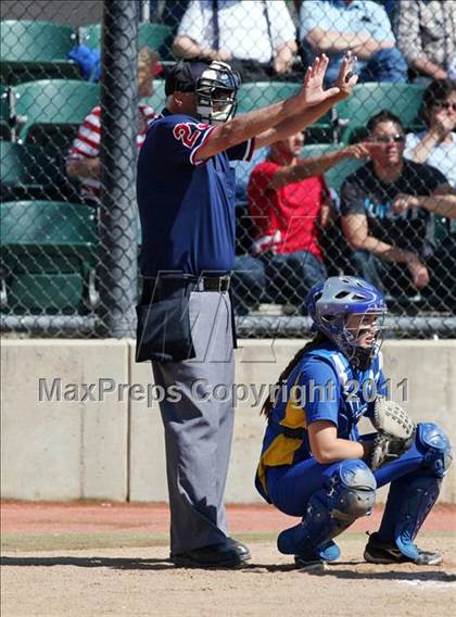 Thumbnail 2 in Mt. Shasta @ Anderson (CIF NS D4 Playoffs) photogallery.
