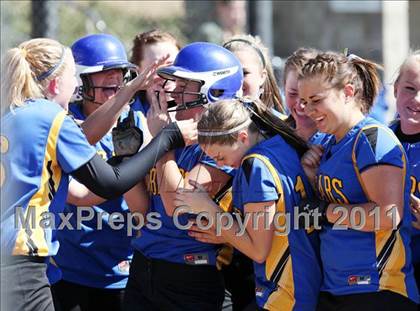 Thumbnail 2 in Mt. Shasta @ Anderson (CIF NS D4 Playoffs) photogallery.