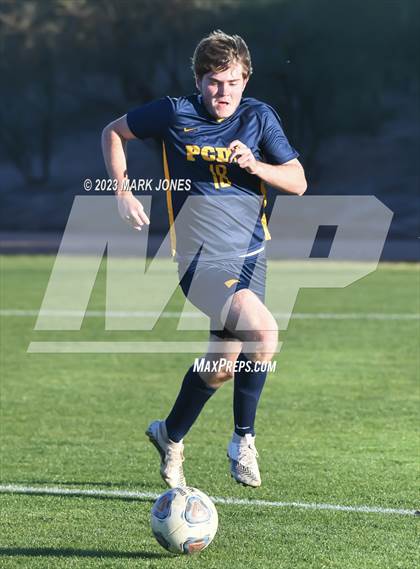Thumbnail 2 in Trivium Prep @ Phoenix Country Day (AIA 3A Round 1 Playoff) photogallery.