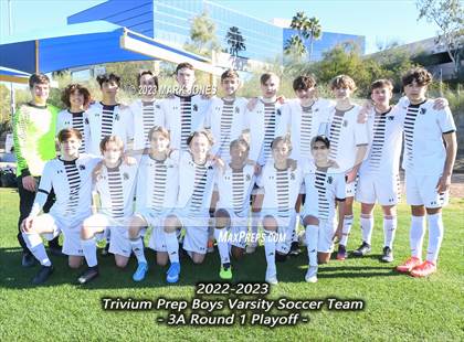 Thumbnail 2 in Trivium Prep @ Phoenix Country Day (AIA 3A Round 1 Playoff) photogallery.