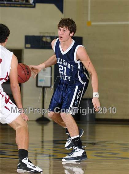 Thumbnail 3 in Pleasant Valley vs. McClatchy (Trojan Toss-Up) photogallery.