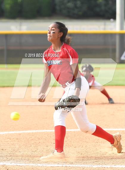 Thumbnail 3 in Ardrey Kell vs Olympic (SoMeck 7 4A Conference Tournament) photogallery.