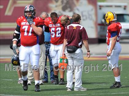 Thumbnail 3 in Michigan HS Coaches Association All-Star Game photogallery.