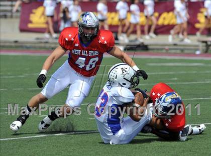Thumbnail 2 in Michigan HS Coaches Association All-Star Game photogallery.