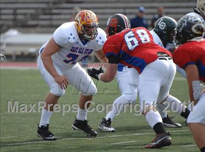 Thumbnail 1 in Michigan HS Coaches Association All-Star Game photogallery.