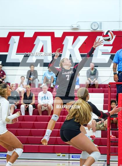 Thumbnail 1 in Oaks Christian vs Millikan (Tae Kim Lakewood/Molten Classic) photogallery.