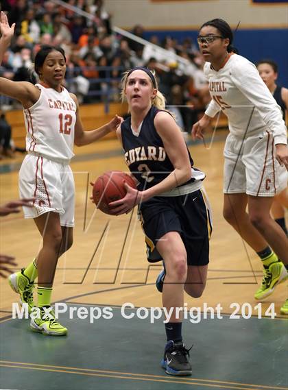 Thumbnail 2 in Capital Prep vs. Ledyard (CIAC Class L Semifinal) photogallery.