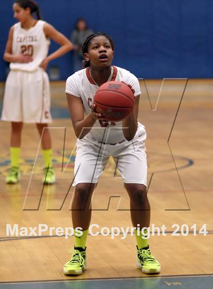 Thumbnail 2 in Capital Prep vs. Ledyard (CIAC Class L Semifinal) photogallery.