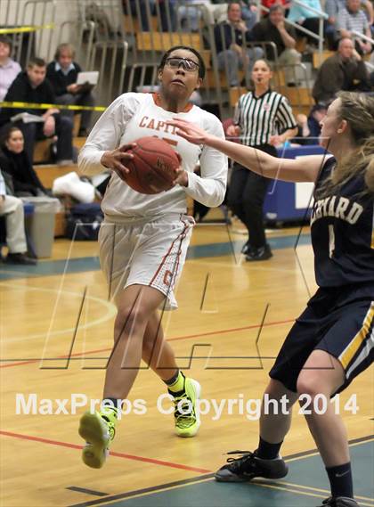 Thumbnail 3 in Capital Prep vs. Ledyard (CIAC Class L Semifinal) photogallery.