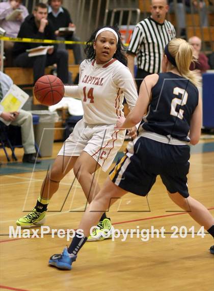 Thumbnail 1 in Capital Prep vs. Ledyard (CIAC Class L Semifinal) photogallery.