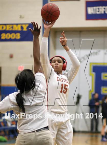 Thumbnail 1 in Capital Prep vs. Ledyard (CIAC Class L Semifinal) photogallery.