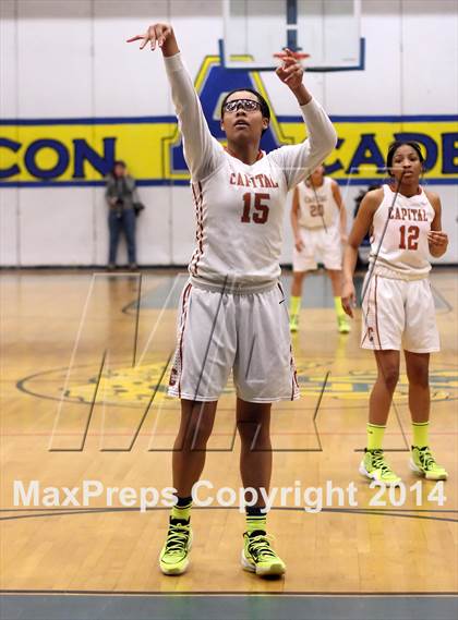 Thumbnail 2 in Capital Prep vs. Ledyard (CIAC Class L Semifinal) photogallery.