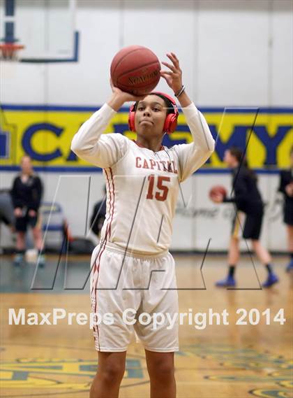 Thumbnail 1 in Capital Prep vs. Ledyard (CIAC Class L Semifinal) photogallery.