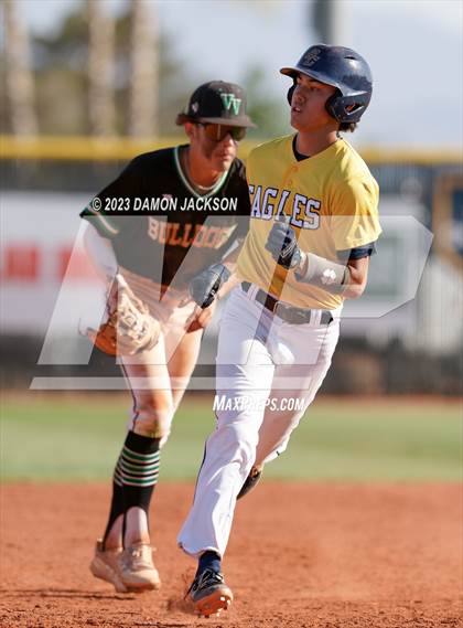 Thumbnail 3 in Boulder City vs Virgin Valley (NIAA 3A Southern Winners Semifinal) photogallery.