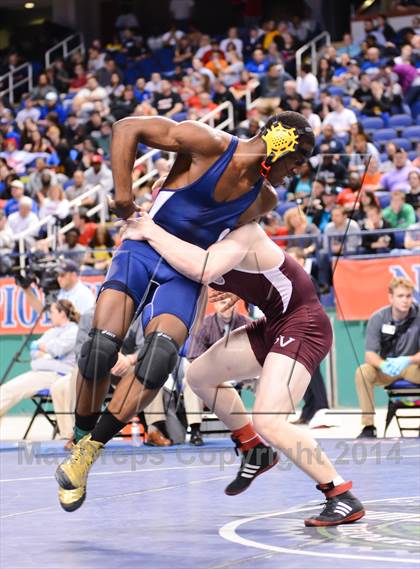 Thumbnail 2 in NCHSAA 3A Wrestling Championships photogallery.