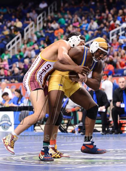 Thumbnail 3 in NCHSAA 3A Wrestling Championships photogallery.