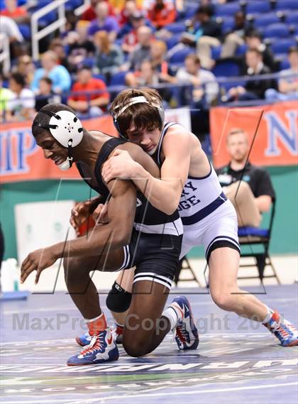 Thumbnail 1 in NCHSAA 3A Wrestling Championships photogallery.