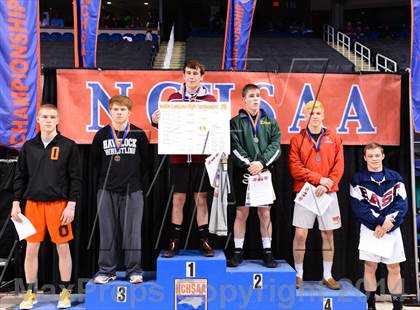 Thumbnail 1 in NCHSAA 3A Wrestling Championships photogallery.