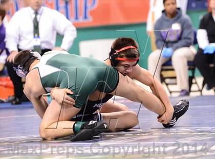 Thumbnail 1 in NCHSAA 3A Wrestling Championships photogallery.