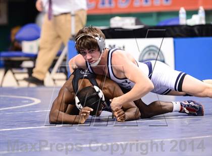 Thumbnail 2 in NCHSAA 3A Wrestling Championships photogallery.