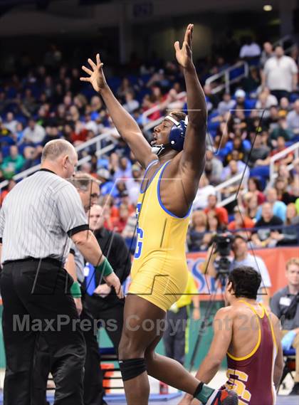 Thumbnail 2 in NCHSAA 3A Wrestling Championships photogallery.