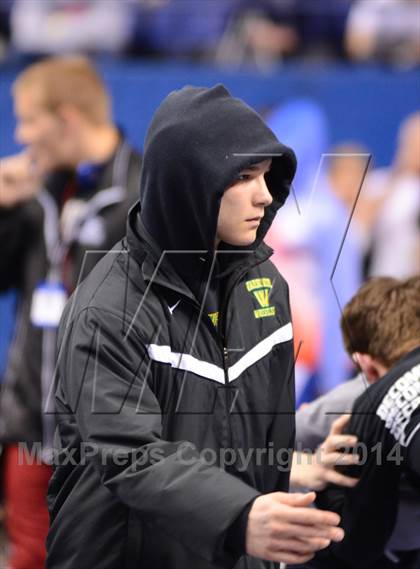 Thumbnail 1 in NCHSAA 3A Wrestling Championships photogallery.
