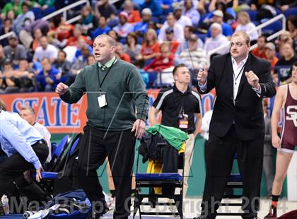 Thumbnail 1 in NCHSAA 3A Wrestling Championships photogallery.