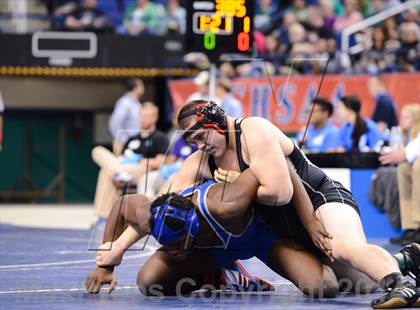 Thumbnail 1 in NCHSAA 3A Wrestling Championships photogallery.