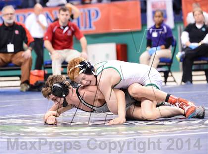 Thumbnail 1 in NCHSAA 3A Wrestling Championships photogallery.