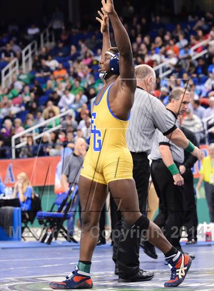 Thumbnail 3 in NCHSAA 3A Wrestling Championships photogallery.