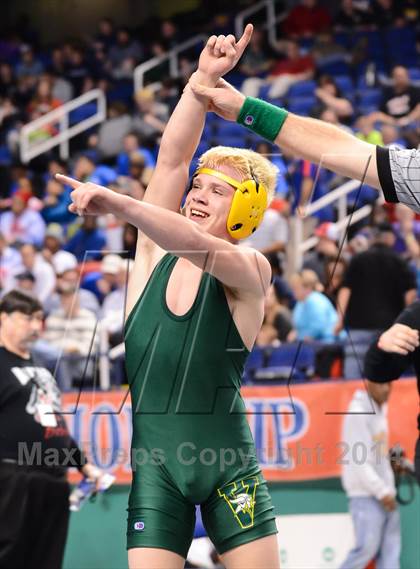Thumbnail 3 in NCHSAA 3A Wrestling Championships photogallery.