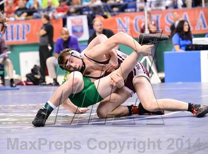 Thumbnail 3 in NCHSAA 3A Wrestling Championships photogallery.
