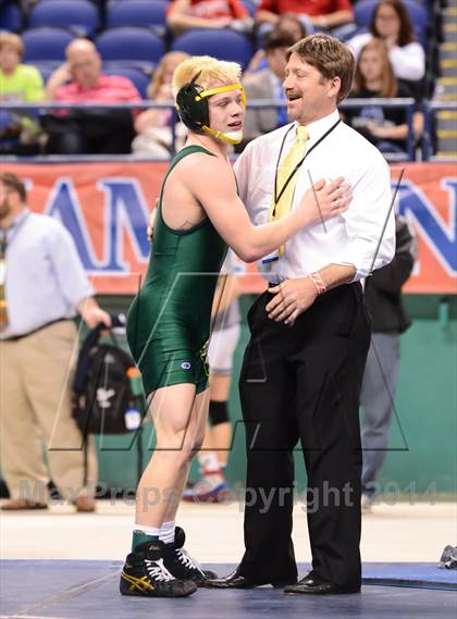 Thumbnail 2 in NCHSAA 3A Wrestling Championships photogallery.