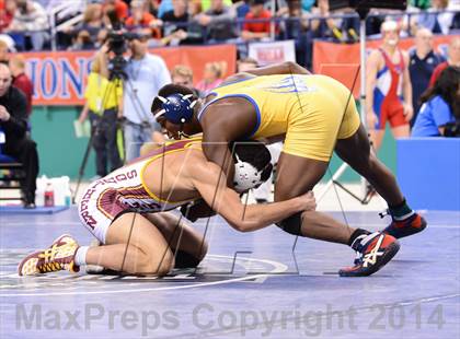 Thumbnail 1 in NCHSAA 3A Wrestling Championships photogallery.