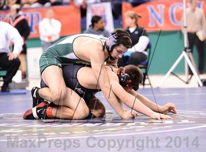 Thumbnail 1 in NCHSAA 3A Wrestling Championships photogallery.