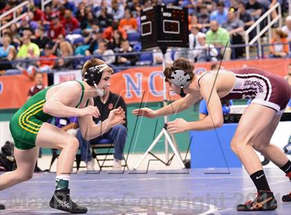 Thumbnail 2 in NCHSAA 3A Wrestling Championships photogallery.