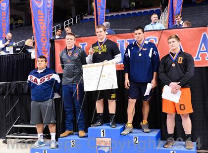 Thumbnail 3 in NCHSAA 3A Wrestling Championships photogallery.
