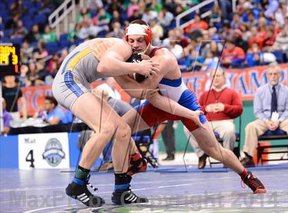 Thumbnail 1 in NCHSAA 3A Wrestling Championships photogallery.