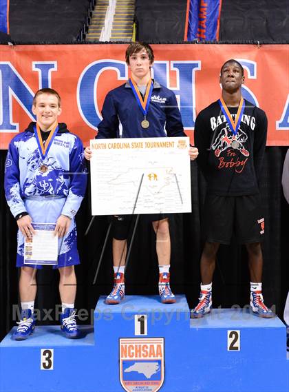 Thumbnail 2 in NCHSAA 3A Wrestling Championships photogallery.