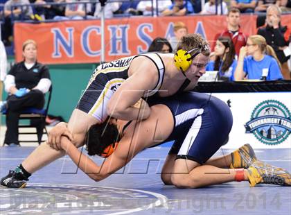 Thumbnail 2 in NCHSAA 3A Wrestling Championships photogallery.