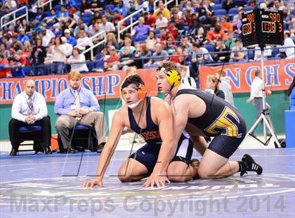 Thumbnail 1 in NCHSAA 3A Wrestling Championships photogallery.