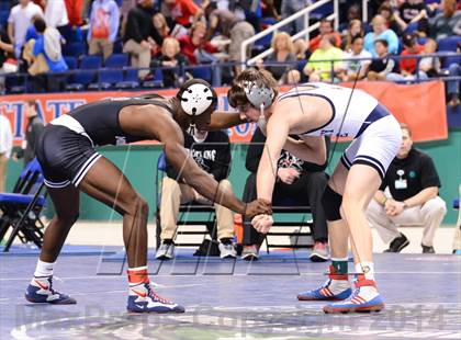 Thumbnail 2 in NCHSAA 3A Wrestling Championships photogallery.